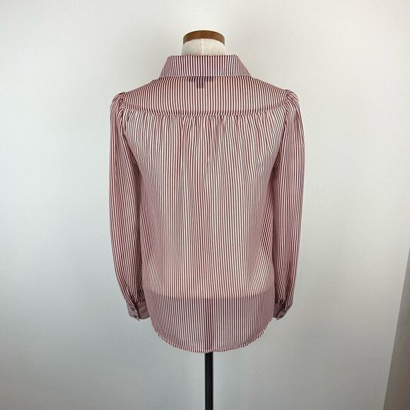 ModCloth Be Buzzworthy Striped Button-Up Top - Picture 6 of 7